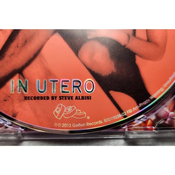 Nirvana In Utero 20th Anniversary CD Tested Geffen 2013 Pre-owned - Picture 6 of 7